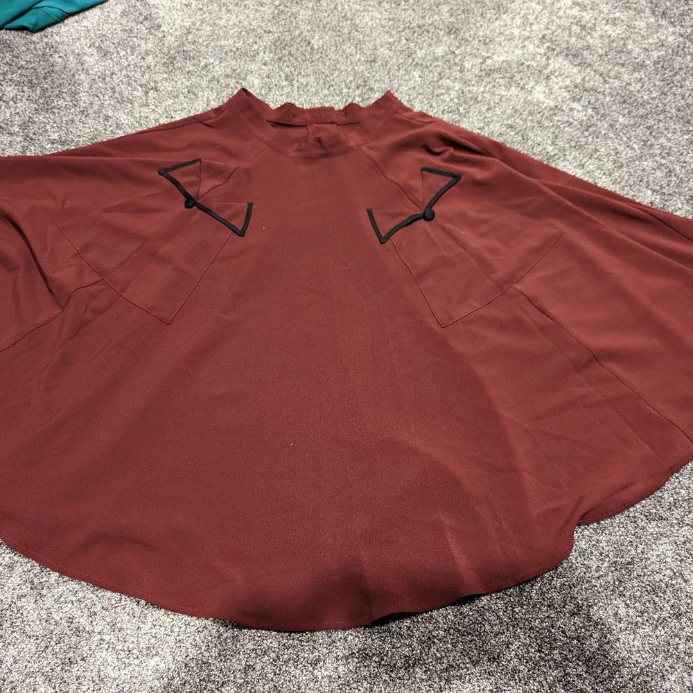Hell Bunny Burgundy Skirt